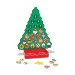 Игровой набор Melissa&Doug Новогодний деревянный магнитный календарь Фото 1