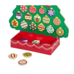Игровой набор Melissa&Doug Новогодний деревянный магнитный календарь Фото 2
