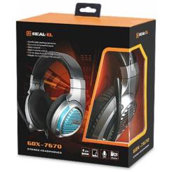 Наушники REAL-EL GDX-7670 Gun Metal Фото 11