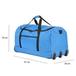 Сумка дорожная TravelZ на колесах Wheelbag 100 Blue Фото 1