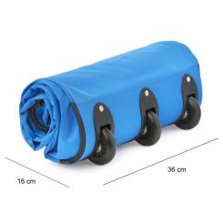 Сумка дорожная TravelZ на колесах Wheelbag 100 Blue Фото 2