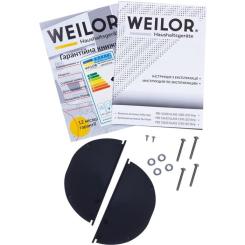 Вытяжка кухонная Weilor PBS 72650 GLASS BL 1250 LED Strip Фото 9