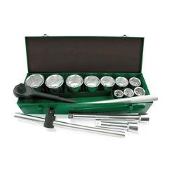 Набор инструментов Toptul автомобільний 1" 14од. (6-гр.) Фото