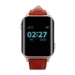 Смарт-часы GoGPS М01 Gold Телефон-часы с GPS треккером Фото