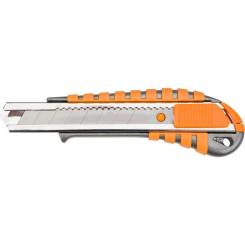 Нож канцелярский Neo Tools 18 мм, металический корпус Фото