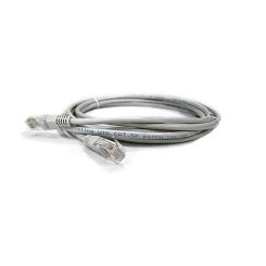 Патч-корд Kingda 2м, UTP, cat.5e, CU, 24AWG, grey Фото