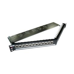 Патч-панель Molex 19" угловая 24xRJ-45 STP cat.6A, DG+, 1U Фото
