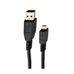 Зарядное устройство Florence 2USB 3A + microUSB cable Black Фото 1