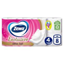 Туалетная бумага Zewa Exclusive Ultra Soft 4 слоя 8 рулонов Фото 1