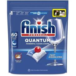 Таблетки для посудомоечных машин Finish Quantum All in 1 60 шт. Фото