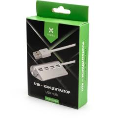 Концентратор Vinga USB 2.0 to 4*USB2.0 metal Фото 3