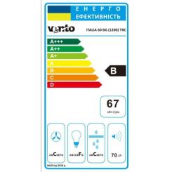 Вытяжка кухонная Ventolux ITALIA 60 BG (1200) TRC Фото 6