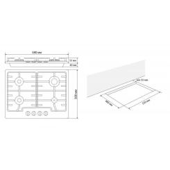 Варочная поверхность Eleyus GRACIA 60 BG CF Фото 11