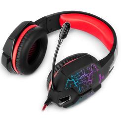 Наушники REAL-EL GDX-7750 Black/Red Фото 1
