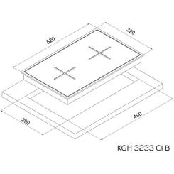 Варочная поверхность Kernau KGH 3233 CI B Фото 1