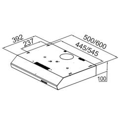 Вытяжка кухонная Pyramida UX 60 IX Фото 9