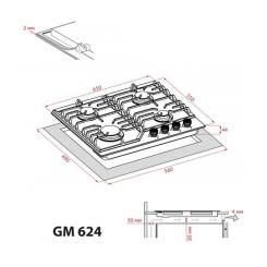 Варочная поверхность Weilor GM 624 SS Фото 11