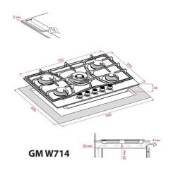 Варочная поверхность Weilor GM W 714 SS Фото 11
