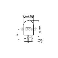 Автолампа Bosch 21W Фото 4