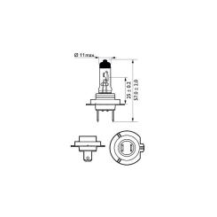Автолампа Philips галогенова 55W Фото 2