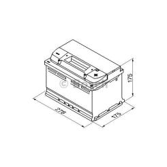 Аккумулятор автомобильный Bosch 74А Фото 5