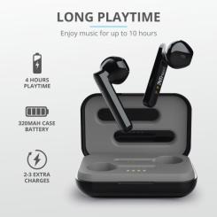 Наушники Trust Primo Touch True Wireless Mic Black Фото 11