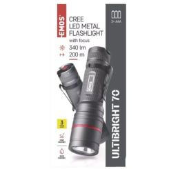 Фонарь EMOS P3170 340Lm 3AAA Metal Фото 9