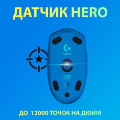Мышка Logitech G305 Lightspeed Blue Фото 1