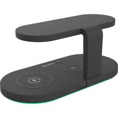 Зарядное устройство Canyon 5in1 Wireless charger with UV sterilizer Фото 2