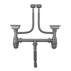 Мойка кухонная Weilor FILIGRAN WRC DB6945 GRAPHIT Фото 7