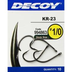 Крючок Decoy KR-23 Black Nickeled 03 (12 шт/уп) Фото 1
