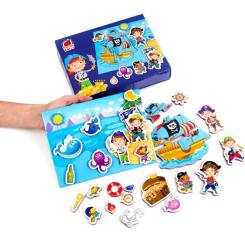 Развивающая игрушка Vladi Toys Пираты укр Фото 1