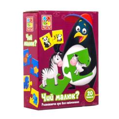Развивающая игрушка Vladi Toys Чей малыш , украинский язык Фото