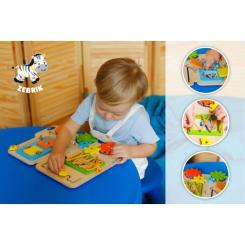 Развивающая игрушка Vladi Toys Бізіборд Вантажівка Фото 1