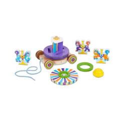 Развивающая игрушка Melissa&Doug Первая деревянная игрушка Карусель Фото 2
