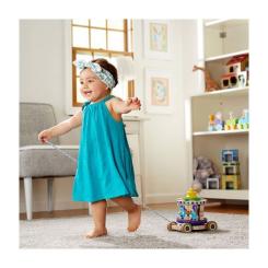 Развивающая игрушка Melissa&Doug Первая деревянная игрушка Карусель Фото 5