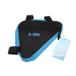 Велосумка нарамная Bravvos BC-BG064 20x18x4 cm Black/Blue Фото