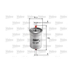 Фильтр топливный Valeo 587006 Фото