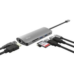 Концентратор Trust DALYX 7-IN-1 USB-C ALUMINIUM Фото 5
