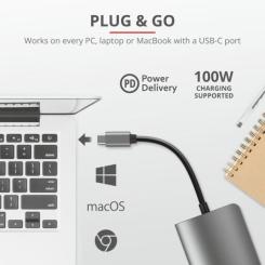 Концентратор Trust DALYX 7-IN-1 USB-C ALUMINIUM Фото 8