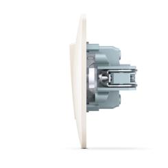 Выключатель Videx BINERA 1кл кремовый Фото 2