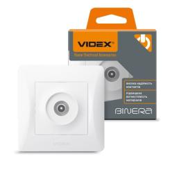 ТВ розетка Videx VF-BNSK1TVME-W Фото 3
