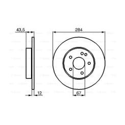 Тормозной диск Bosch 0 986 478 262 Фото 4