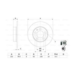 Тормозной диск Bosch 0 986 478 868 Фото 4