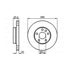 Тормозной диск Bosch 0 986 478 893 Фото 4