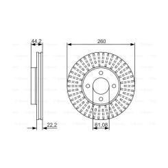 Тормозной диск Bosch 0 986 479 090 Фото 4