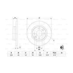Тормозной диск Bosch 0 986 479 164 Фото 4