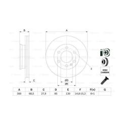 Тормозной диск Bosch 0 986 479 294 Фото 4