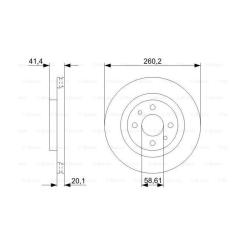 Тормозной диск Bosch 0 986 479 346 Фото 4