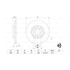 Тормозной диск Bosch 0 986 479 380 Фото 4